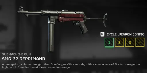 MP40 for Reprimand