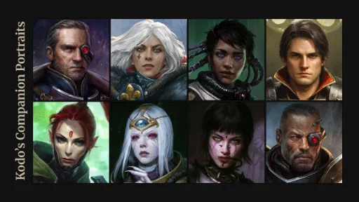 Kodo's Companion Portraits
