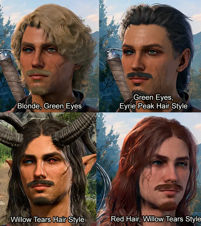 Alternate Hairs and Eyes